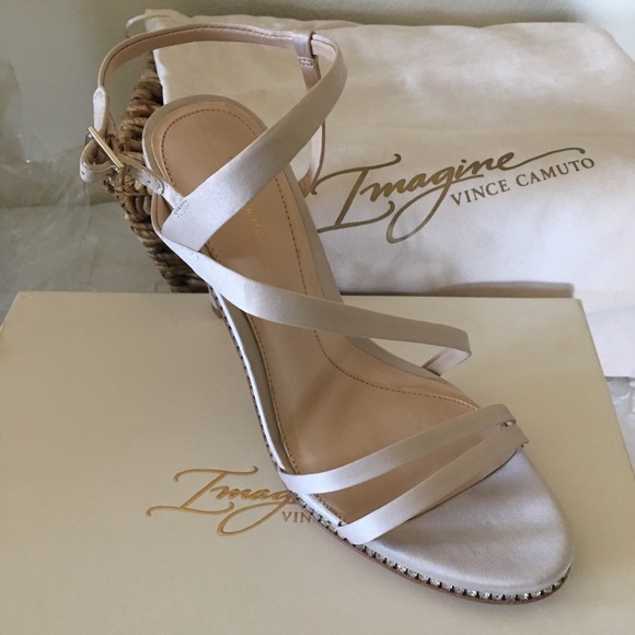 Vince Camuto Shoes - NIB Vince Camuto Satin & Rhinestone heeled sandal